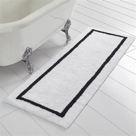 black and white bath rug set|bathroom rugs black and white.